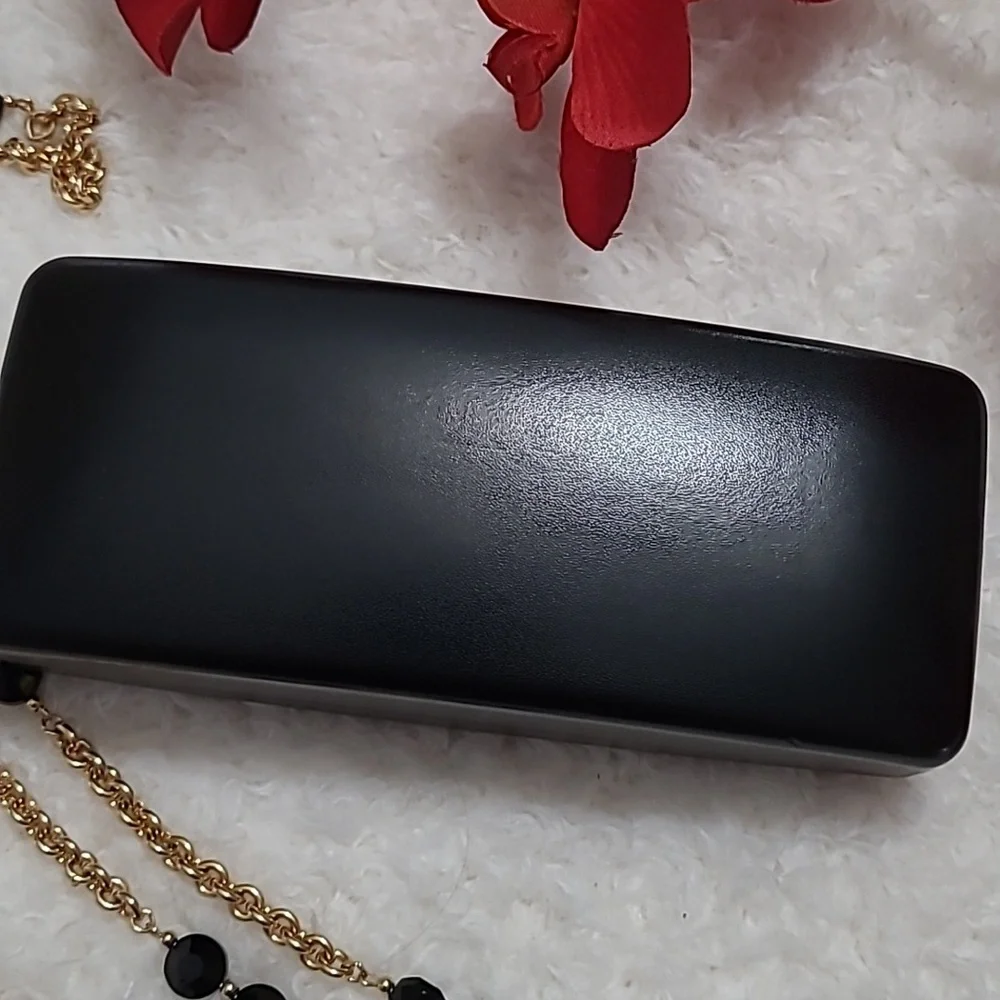 Ralph Lauren Clamshell Hard Case Eyeglasses Sunglasses Large Black Excellent con - Picture 6 of 10